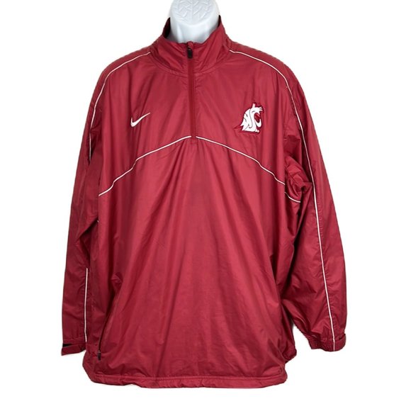 Nike Other - Nike Jacket Men Extra Large Windbreaker Maroon WSU Cougars Pullover College